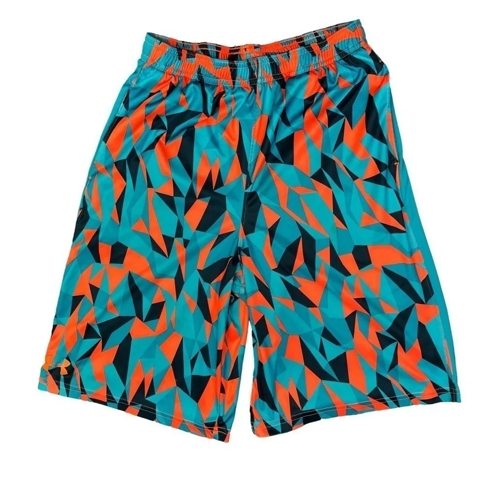 Under Armour basketball sports shorts Loose Fit Heat Gear Youth Large